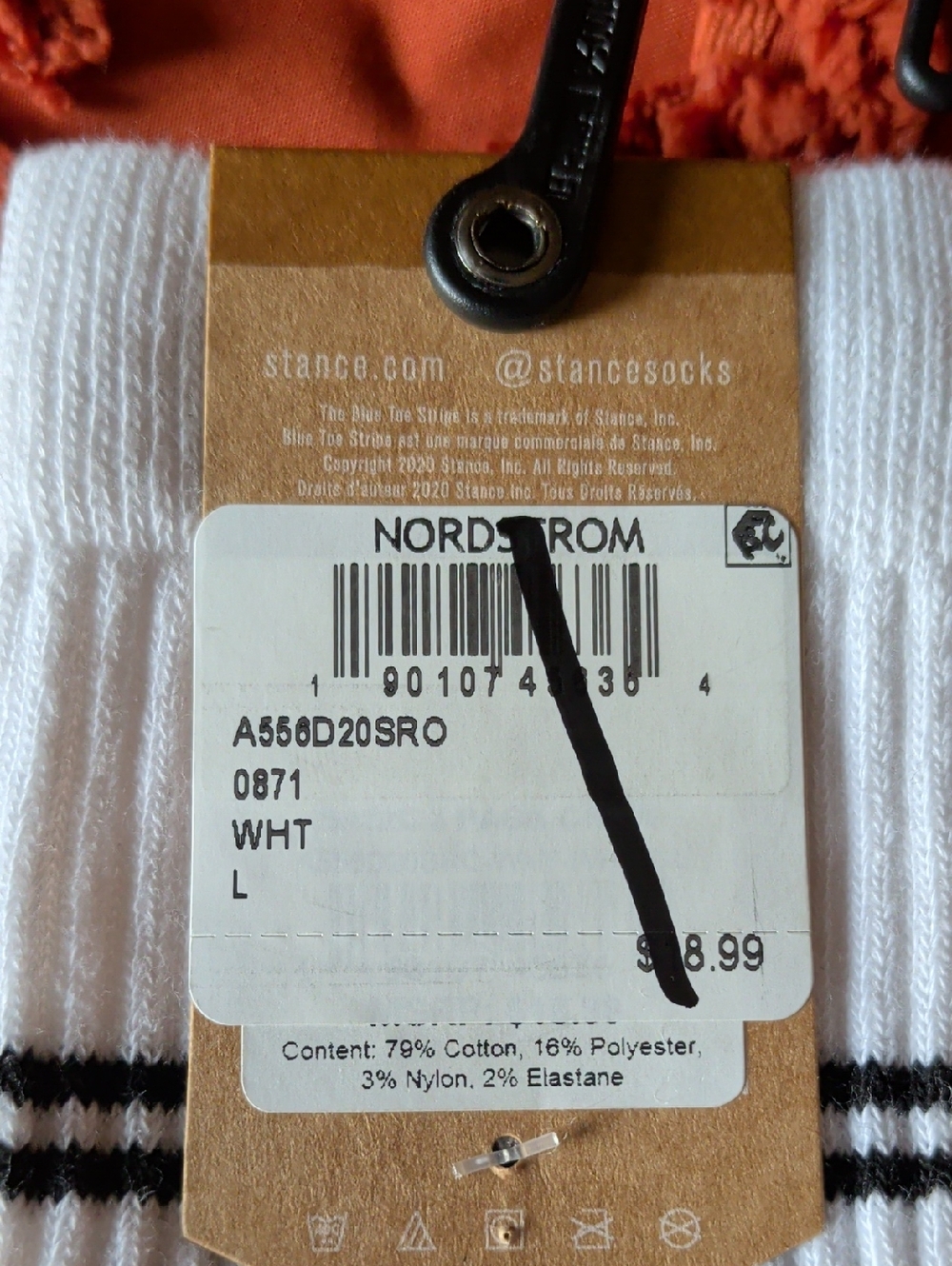 Stance Men’s White Casual Socks - Picture 5 of 6